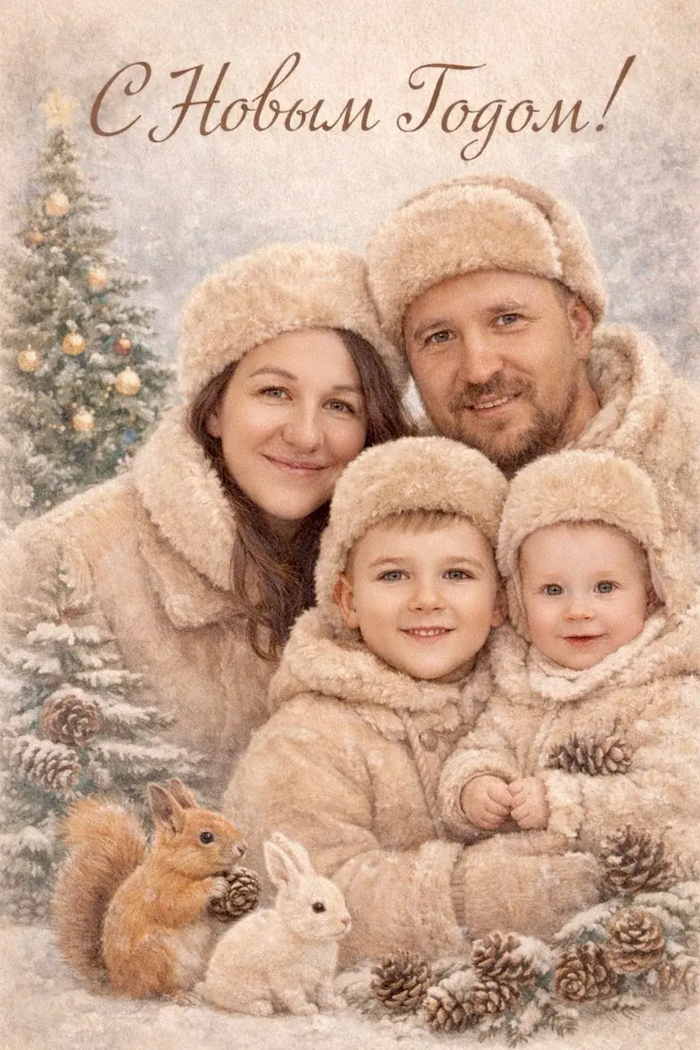 Здоровья, счастья, любви, удачи и всего наилучшего в новом году!