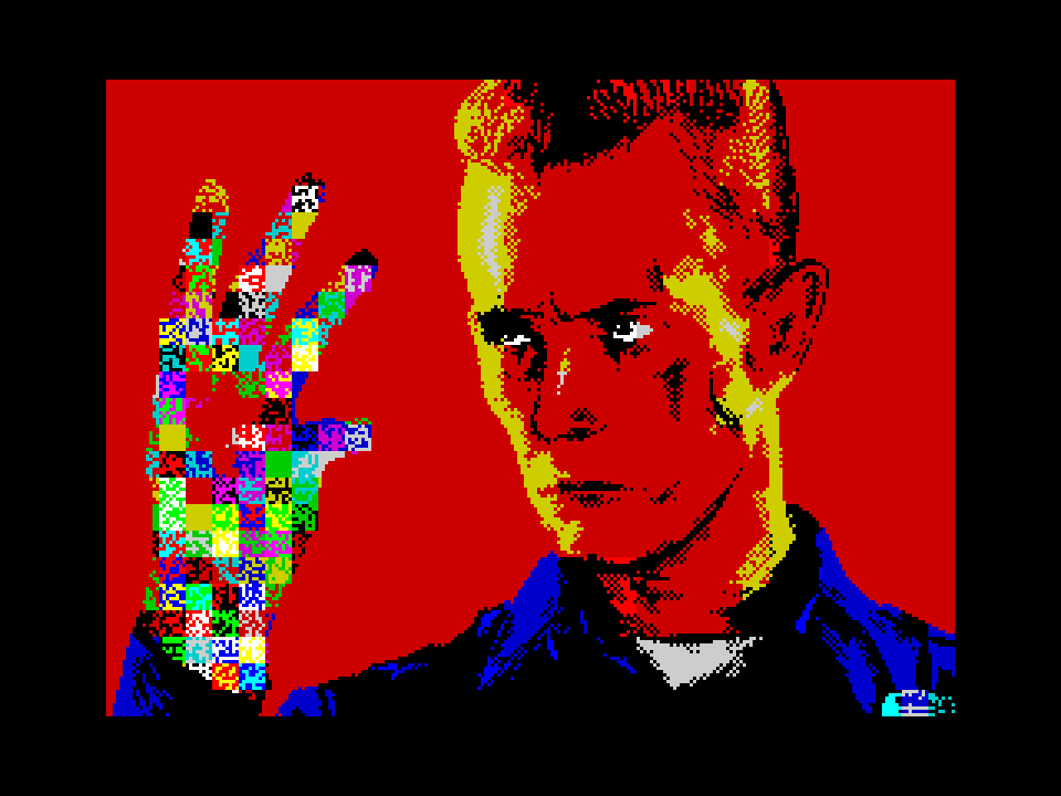 Серия постов «Grongy - рисунки для ZX Spectrum»