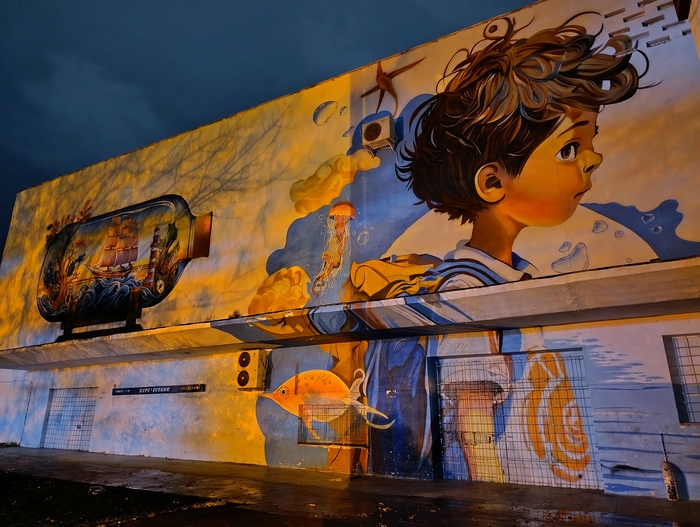 Зимний вечер у моря...