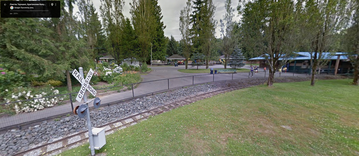 Развлекательная железная дорога в Большом Ванкуверском зоопарке