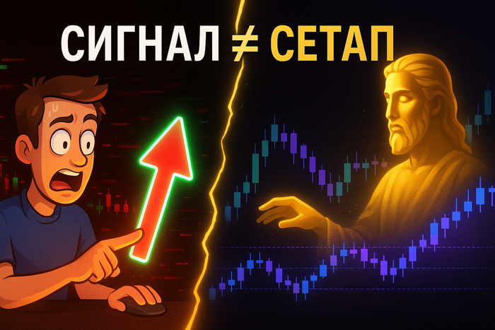 Сигнал сетап: как начать торговать логику рынка