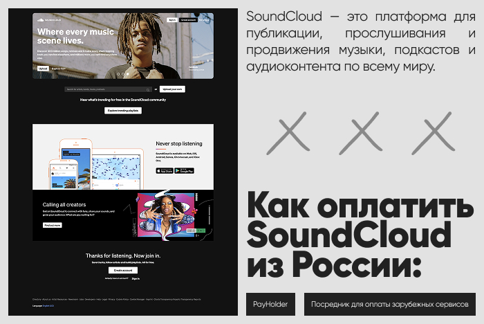 ��� �������� SoundCloud �� ������ � ��������