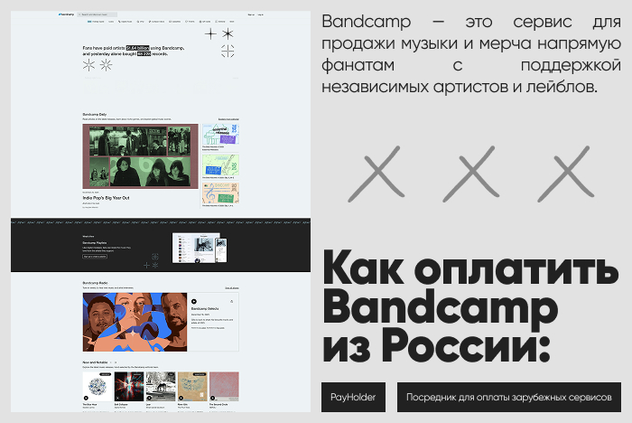 Как оплатить Bandcamp из России и Беларуси