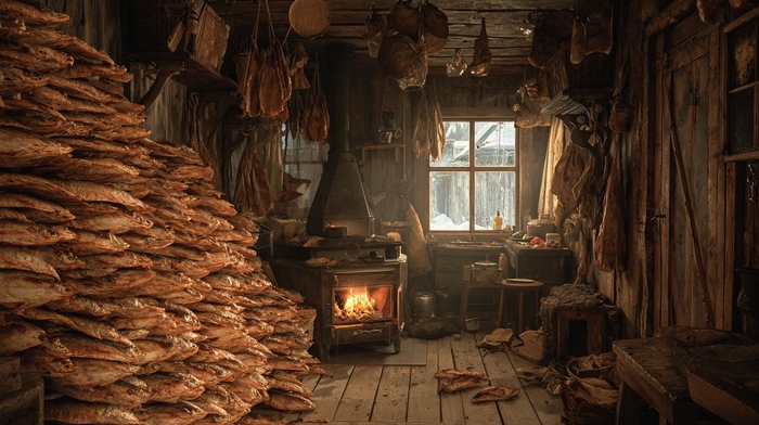 Топили ли раньше печи рыбой?