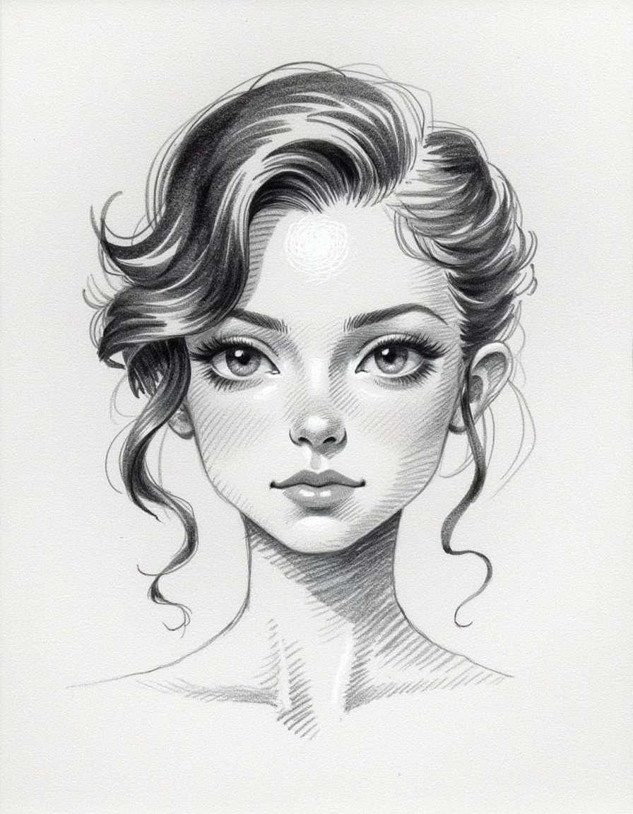 Neurogirl_002 - My, Neural Network Content, Neural network art, Pinanoc, Flux