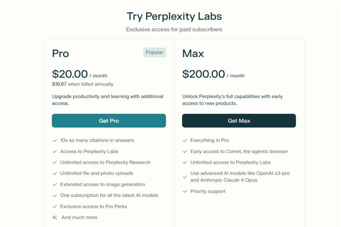 ��������� ������� Perplexity