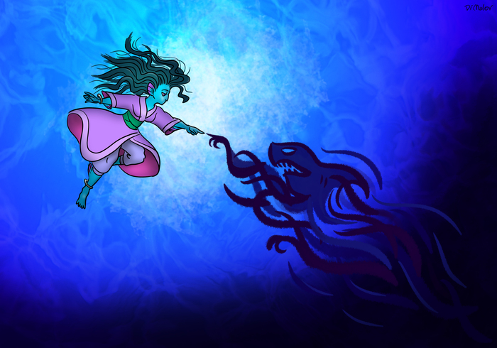 Тритон и дух зверя