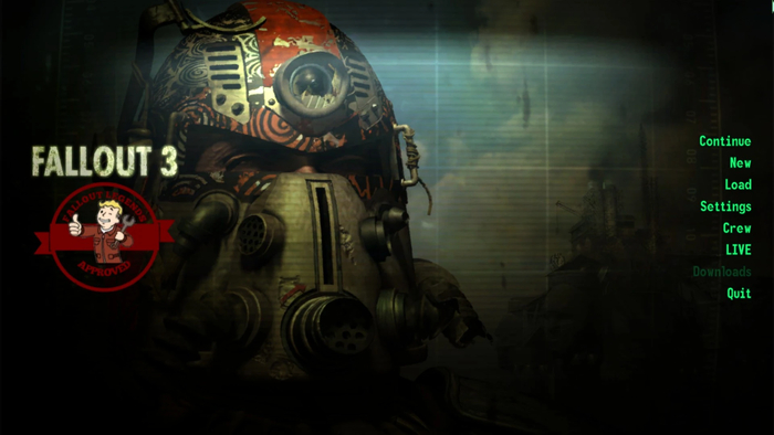 Главное меню Fallout Legends