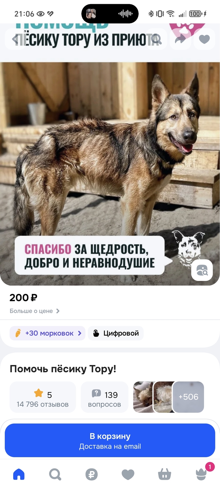 � � "����"