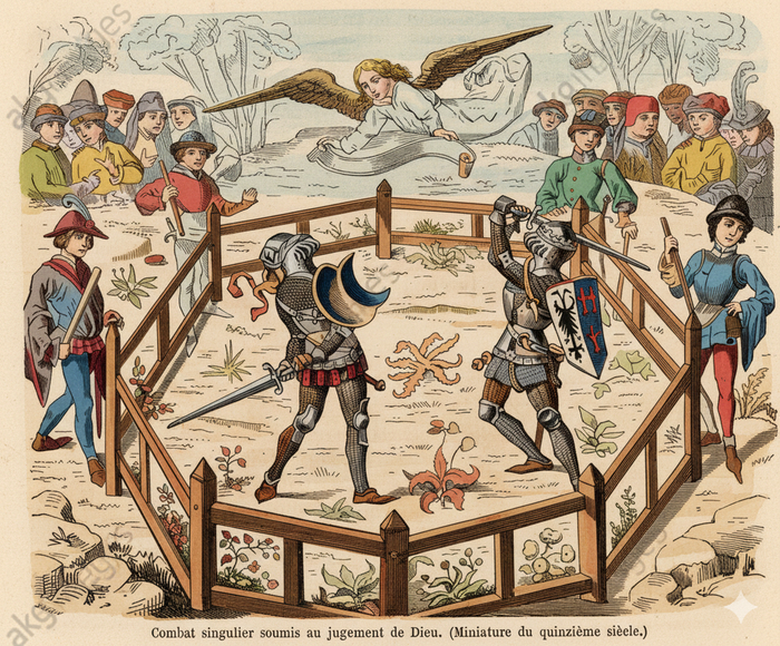 Судебный поединок.