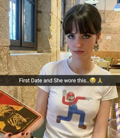 "Она была в этом на первом свидании"