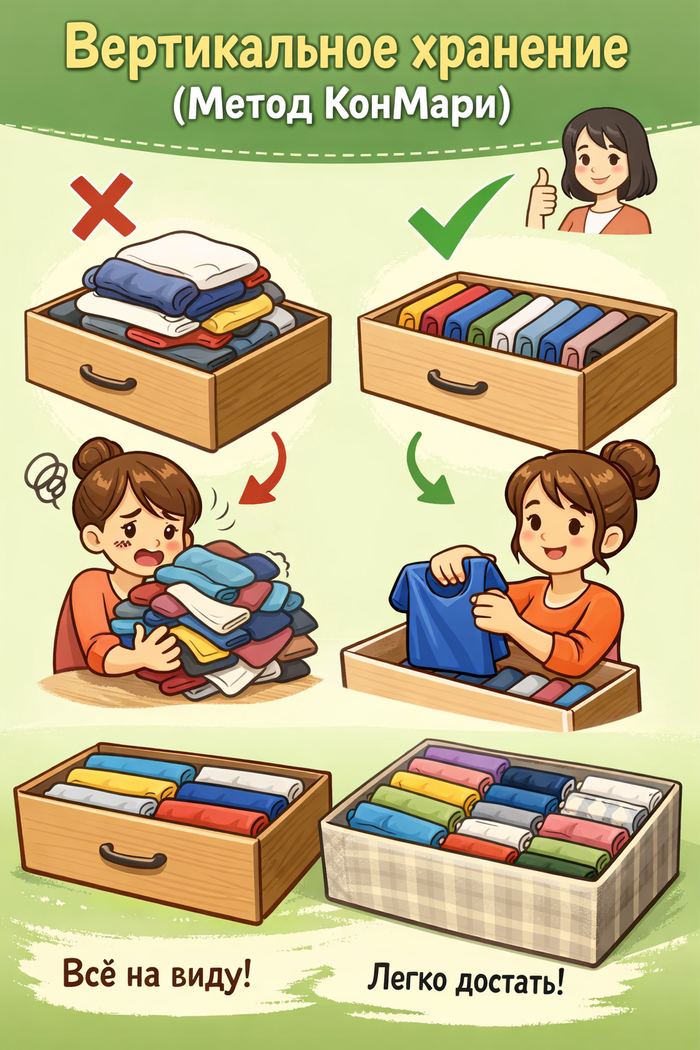 Как навести порядок в шкафу раз и навсегда: 5 приемов, о которых не знают ваши полки