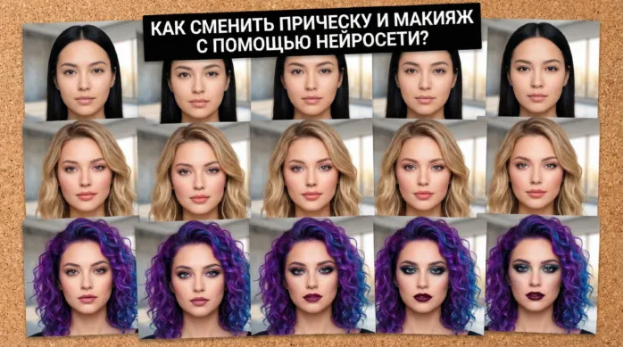 Быстрая смена внешности онлайн: как использовать нейросеть Sora Images для подбора прически и макияжа