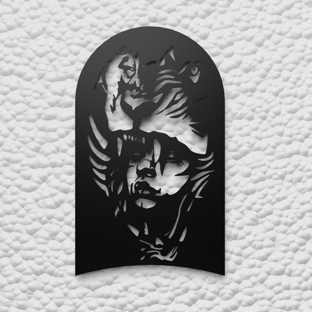 Настенные панно (Сталеграфика) - Моё, Дизайн, Лазерная резка, Панно, Сталеграфика, Лофт, 3D графика, Длиннопост