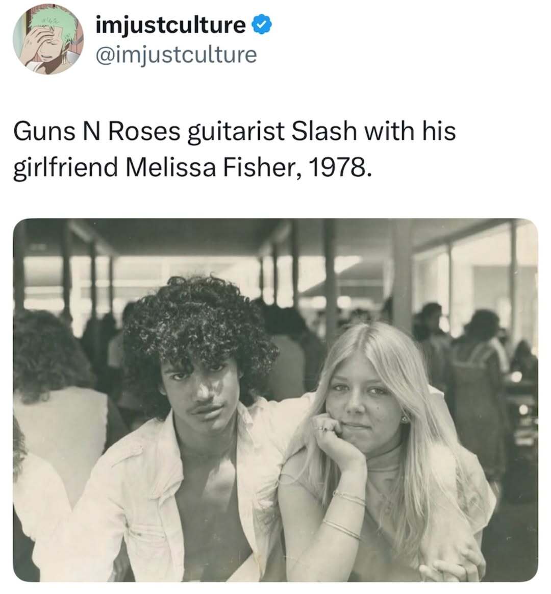Вот так вот в молодости выглядел гитарист Slash  группы Guns N' Roses - Биография, Slash, Guns N Roses, Фотография, 20 век, Музыканты