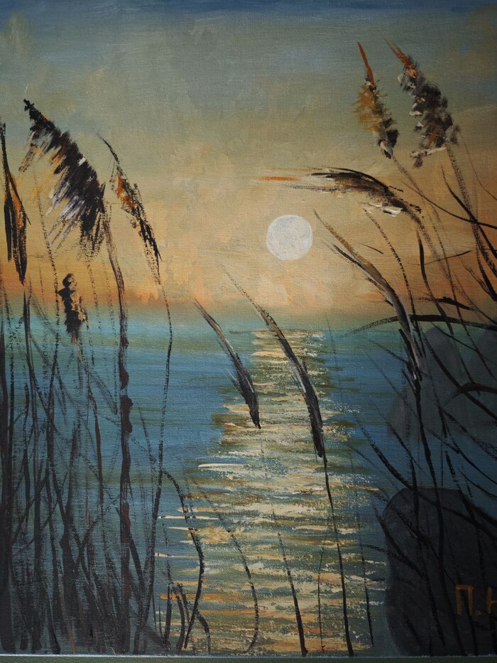 Закат на море