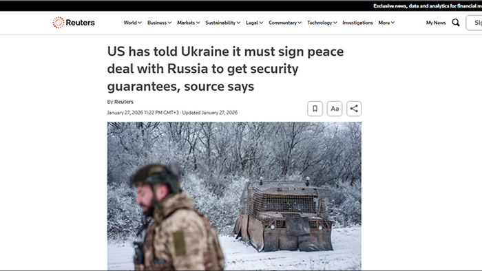 Reuters: ��� ����������� �� ������� ����� �� ������ ���������� � ������� ���� �������� ������������. ��������: Reuters