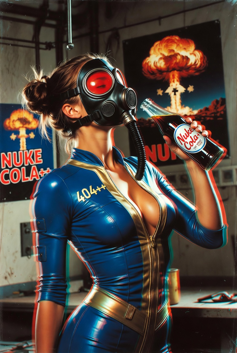 AI arts inspired by Fallout - My, Fallout, Fallout 4, Fallout: New Vegas, Game art, Neural network art, Girls, Computer games, Art, Longpost