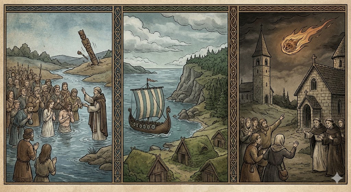 ������� 900-�, ������ 9: �������� ����, ������� � ������� � ������ ����� ��-����������: ������� 981�990 �����