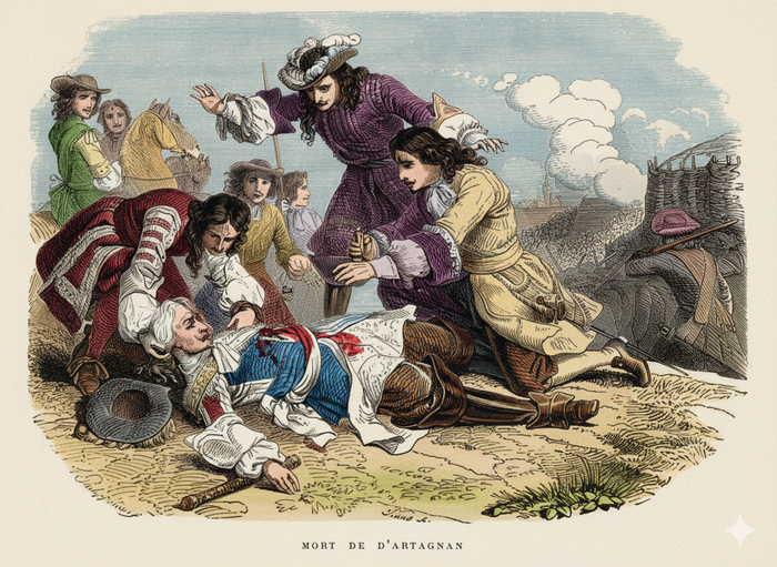 Гибель д’Артаньяна.