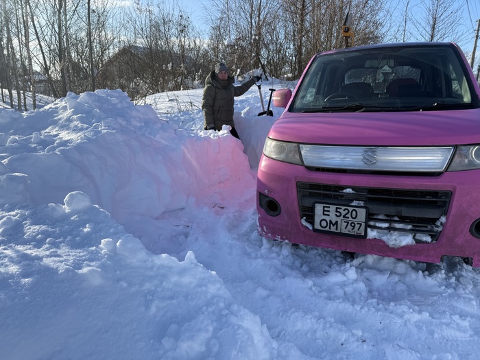 Расчистили себе паркинг