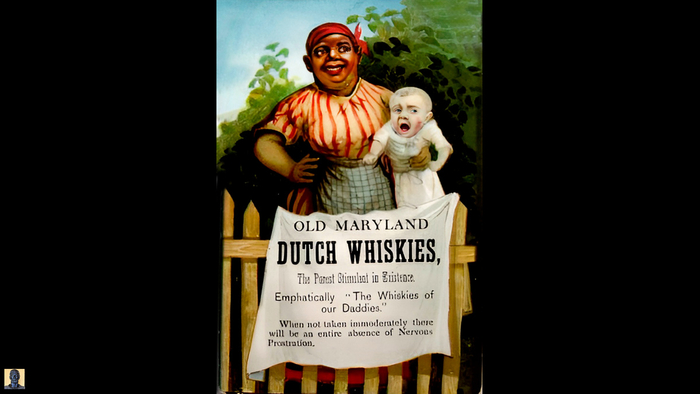"Старый мэрилендский голландский виски. Особенно виски наших отцов".