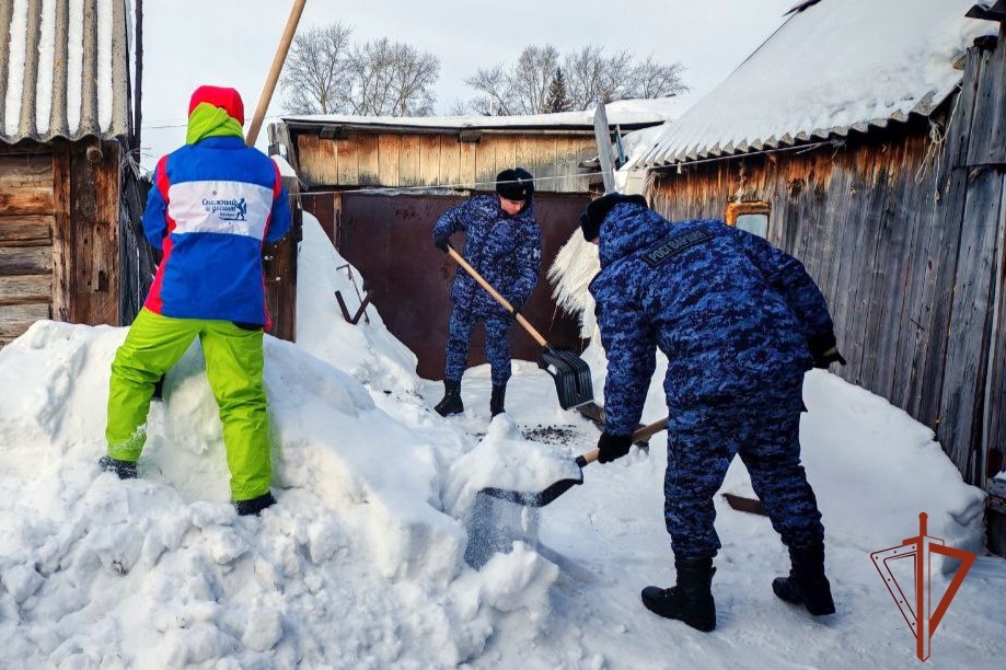 Rosgvardia's non-departmental security officers joined the departmental campaign Good Deeds with Rosgvardia - Novosibirsk, Private security