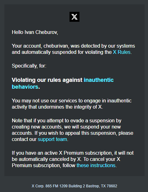 �������� � X (��������/���������)