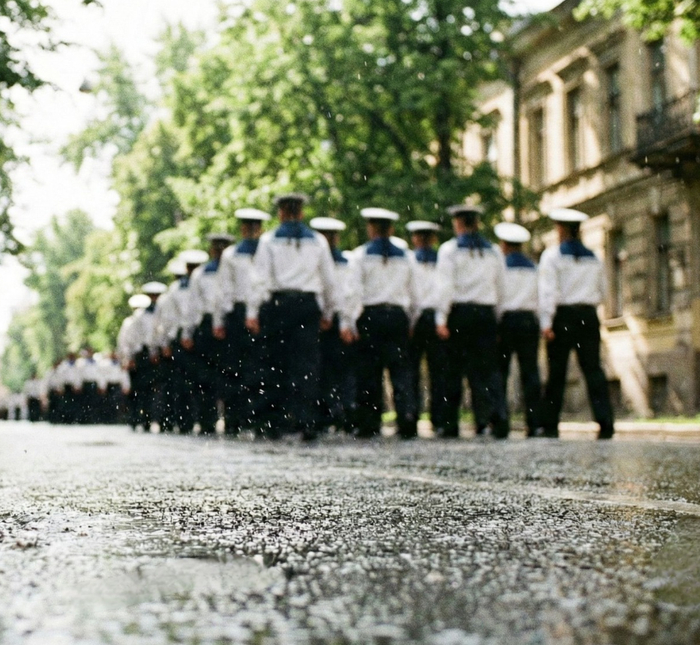 Флотский поход в баню