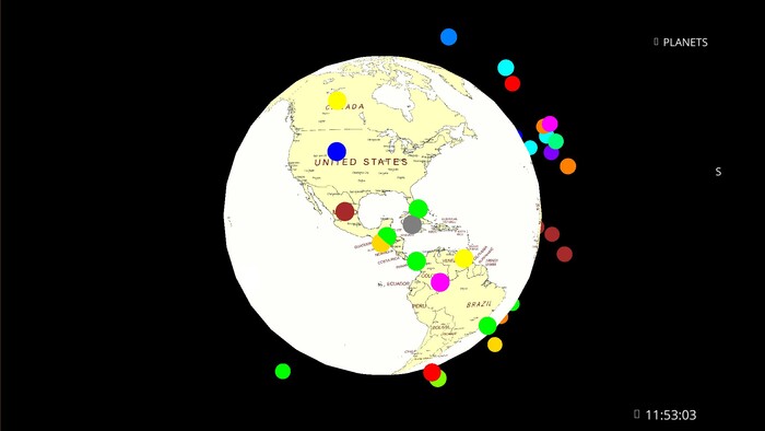 Панель с землёй🌍