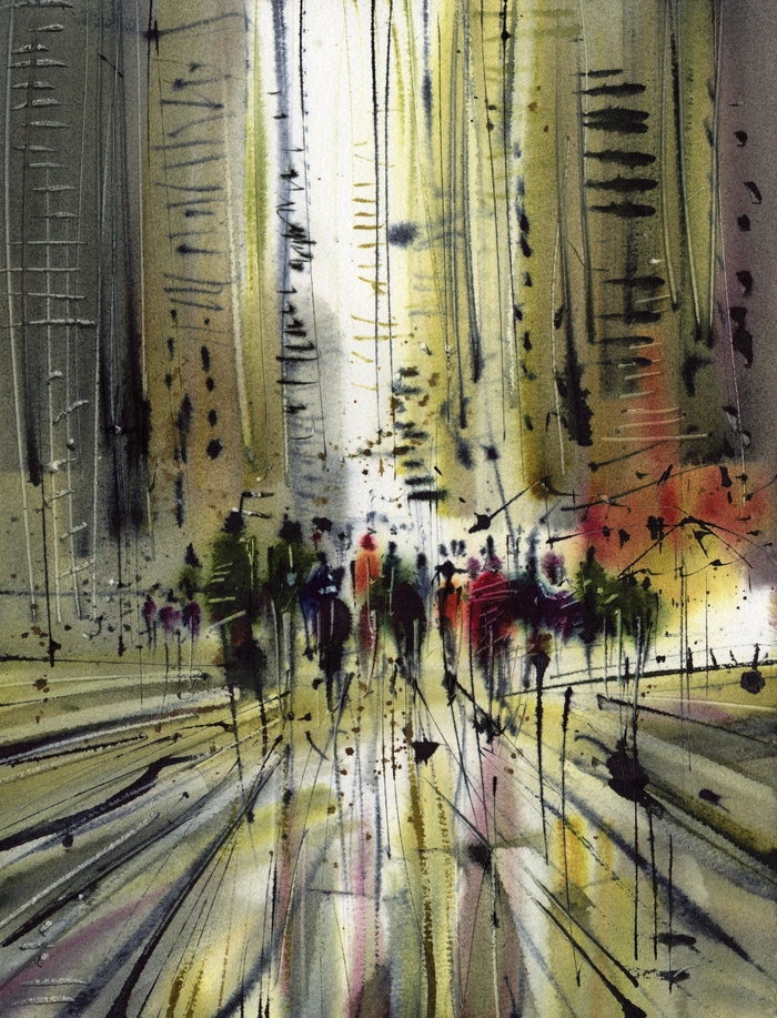 В продаже! Акварель, бумага (300 гр. 100% хлопок) 32/25 см.