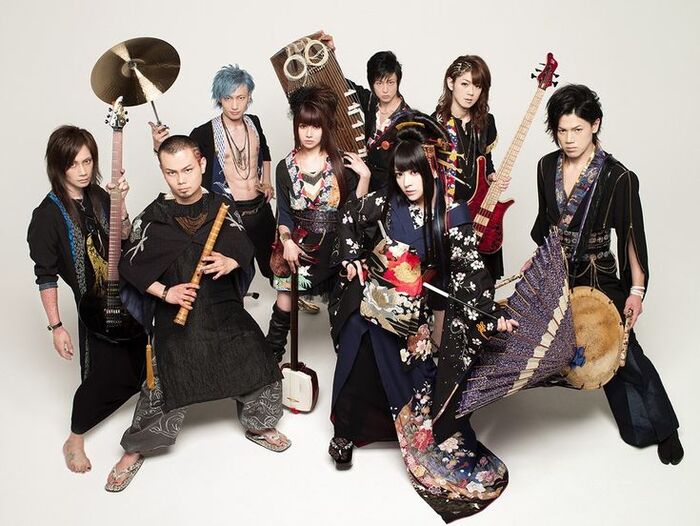 WAGAKKI BAND японцы FOLK METAL/J-METAL/ART-ROCK