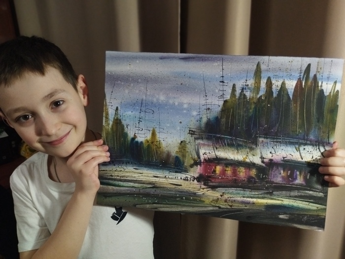 Акварель, бумага 30/42 см.