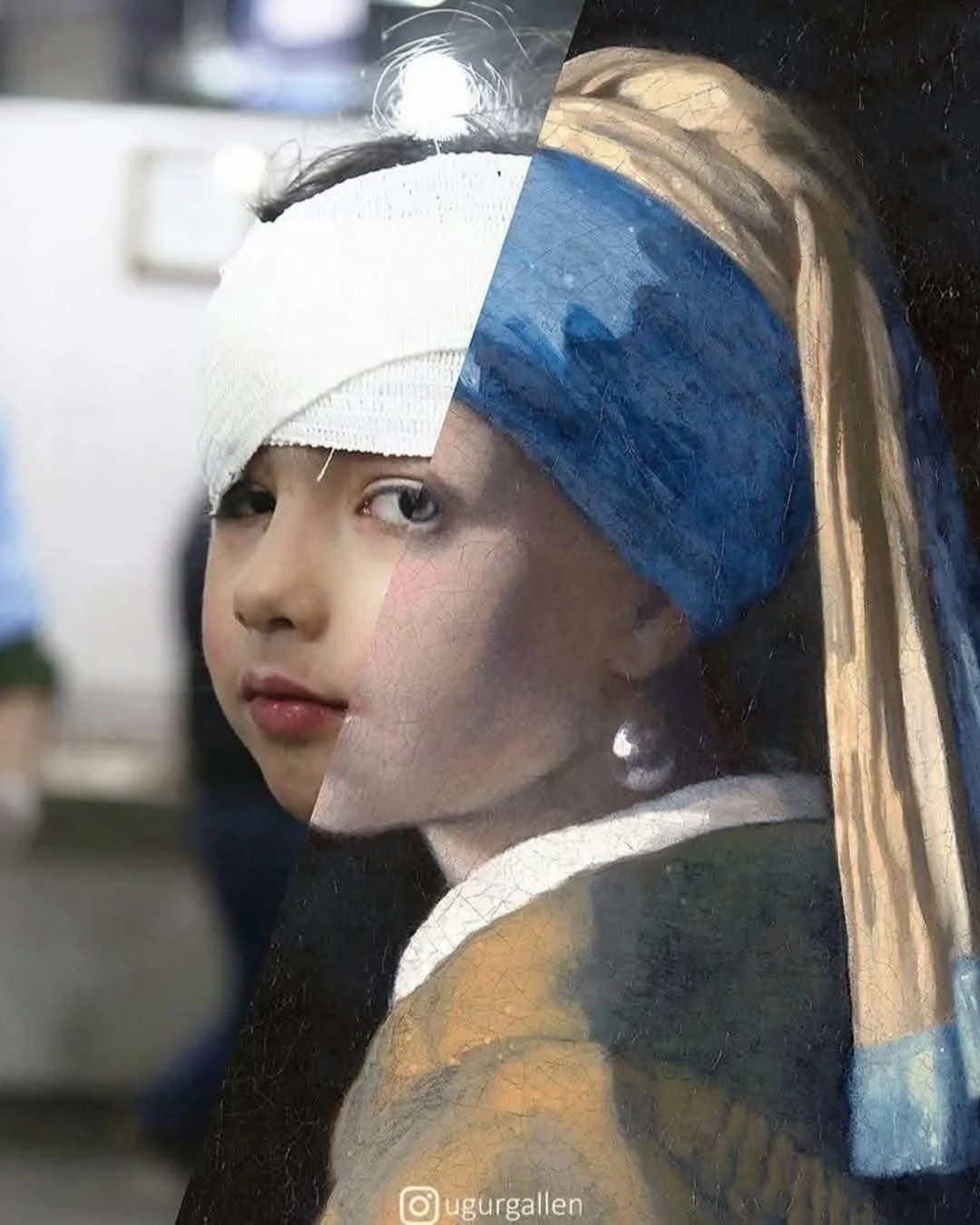 Turkish artist combines two opposing realities into one - Turkey, Turks, Artist, The photo, War, Peace, Children, Comparison, Longpost, Repeat, Politics