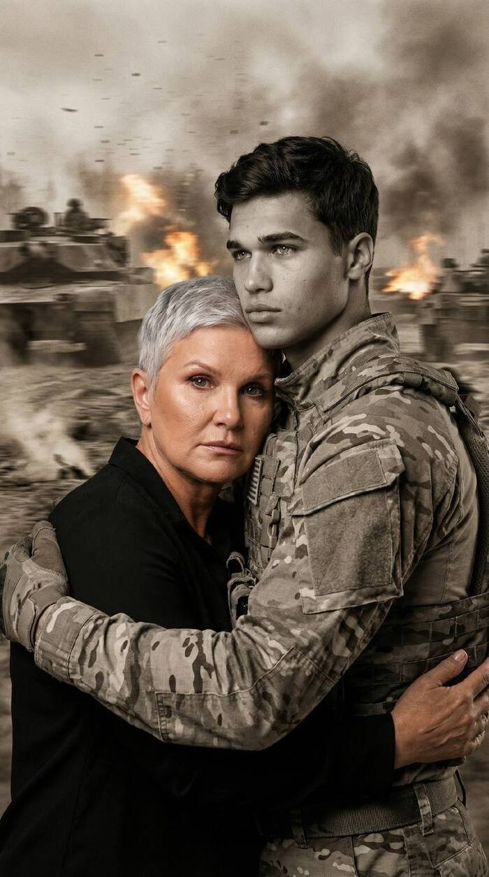 Мама и сын - трогательный кадр