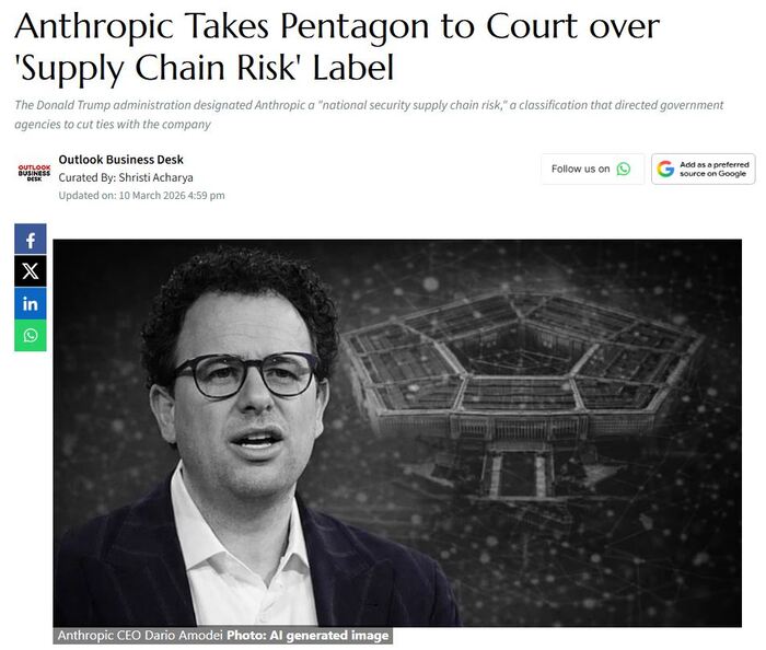 �������� Anthropic ������ � ��� �� �������� � ������������� ������