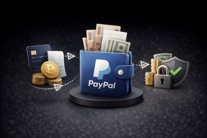 ��� ���������� �������� ������� ����� PayPal