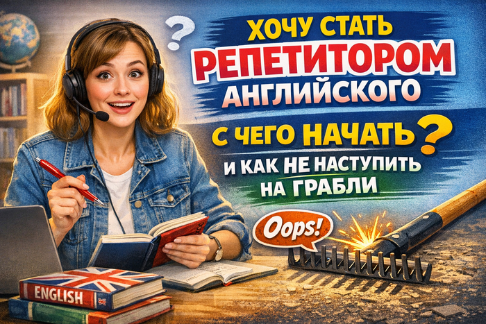 Хочу стать репетитором английского — с чего начать и как не наступить на грабли