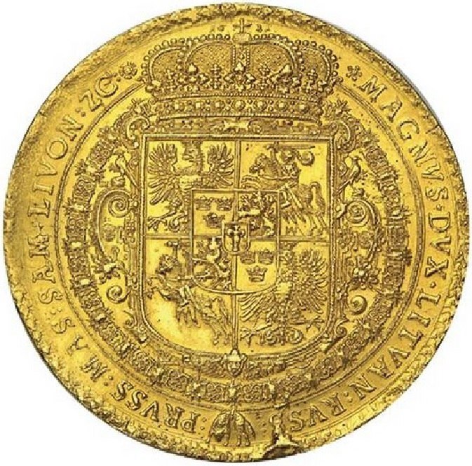 �� ������� ���� ���� ���������� � ������� MAGNVS DVX LITVAN RVSS PRVSS MAS SAM LIVON ZC.