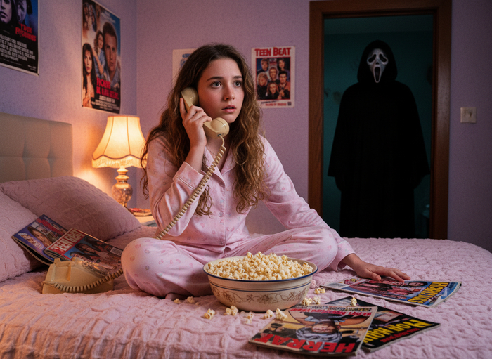 Представь себя героиней фильма "Крик". Нейросеть сделает это за минуту — просто отправь фото