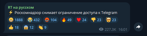 ������������ ������� ���������� Telegram