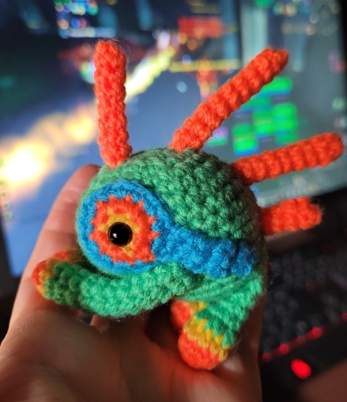 Вяжу играть и вязать игрушки из компьютерных игр! World of Warcraft 🥰
