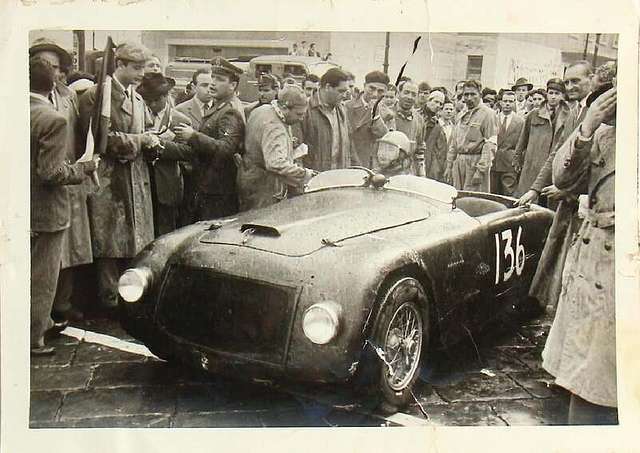 ���������������� #001S �� ����� Salita Catania-Etna 21 �������� 1952 ����, �������� ����� 136, �� ����� ����� Allemano
