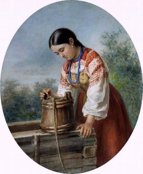 А. И. Стрелковский "У колодца" (1878)