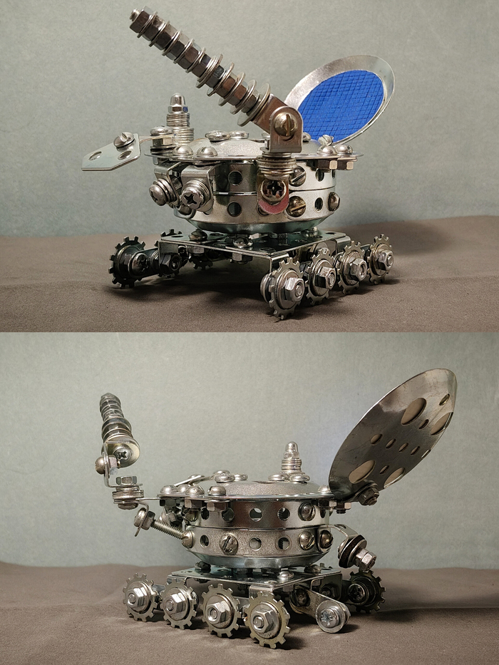 Луноход-1 из металлического конструктора