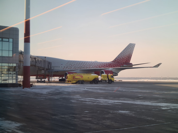 �����-�� 747 � ����-���������� ��� ����� � ���������.