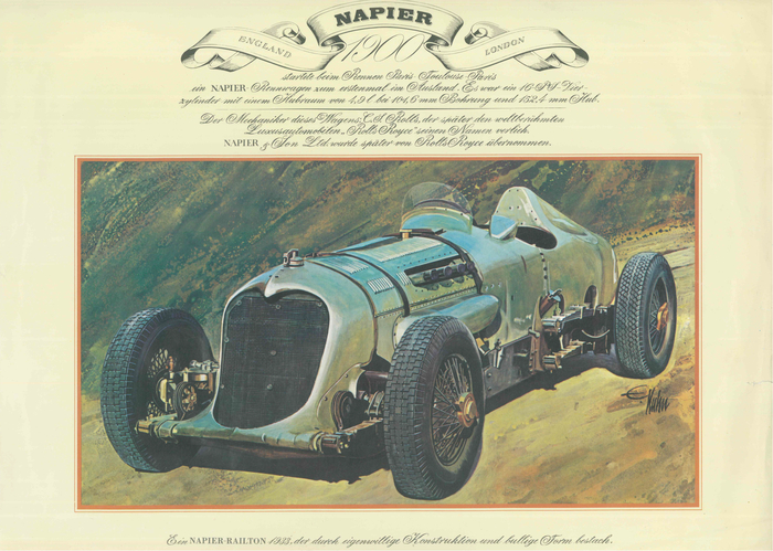 � ������� ��������� � ����������� ��������� Napier Lion.