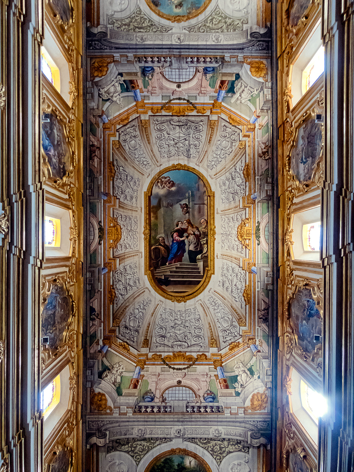 потолок, картины Battista Santoro