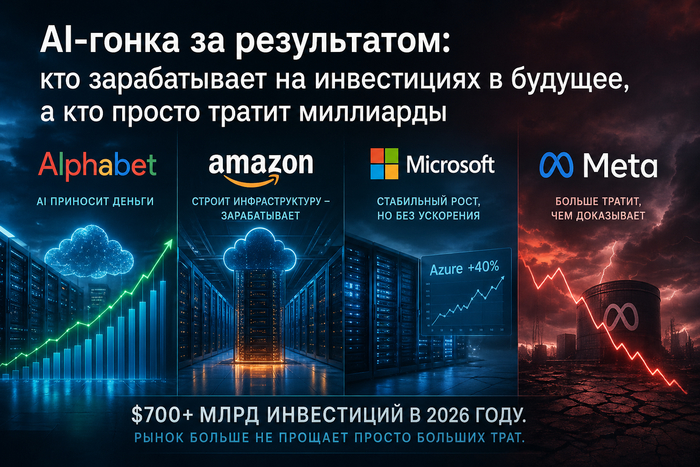 Гонка за искусственным интеллектом: кто уже зарабатывает, а кто просто тратит миллиарды