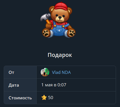Так выглядит мишка в честь 1 МАЯ